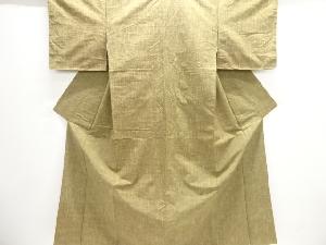 未使用品　手織り紬着物